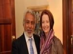 Fotografia ofisiál kona-ba vizita Primeiru-Ministru ba Australia