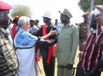 The Prime Minister is greeting veterans of the liberation struggle.