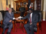 The Prime Minister met with the President of South Sudan, H.E. Salva Kiir. 