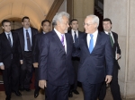 Prime Minister Xanana Gusmão and the Minister of Internal Administration of Portugal, Miguel Macedo