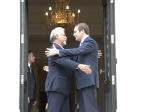 Prime Minister Pedro Passos Coelho says goodbye to the Prime Minister Xanana Gusmão