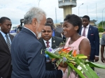 Prime Minister on a Work Visit to Equatorial Guinea - Airport of Malabo