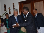 Prime Minister on a work visit to São Tomé and Príncipe - with his homologous (2)