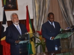 Primeiro-Ministro em Visita de Trabalho a Sao Tome e Principe – conferencia de imprensa