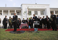 Arvore SBY Xanana Presidente Susilo Bambang Yudhoyono realiza Visita Oficial a Timor Leste