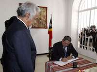  Presidente Susilo Bambang Yudhoyono realiza Visita Oficial a Timor Leste