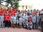 Primeiro-Ministro despede-se dos atletas timorenses que participam no Sea Games, na sede da Secretaria de Estado da Juventude e Desporto, no dia 26 de maio de 2015