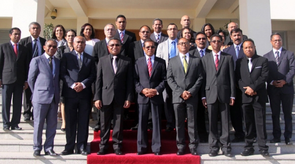 Inauguration of three members of the Government, August 10, 2015, Presidential Palace