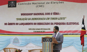 228193970 363469648727673 9178058149404466767 n 300x181 Comissão Nacional de Eleições organiza conferência para debater a evolução da democracia em Timor Leste