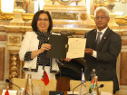 Handover Ceremony of the CPLP   Mobility Agreement Ratification Instrument