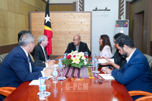  Ministro da Presidência do Conselho de Ministros reúne com Encarregado de Negócios da Embaixada Americana