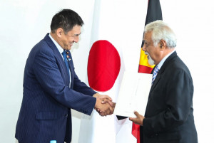  Prime Minister receives a visit from the Minister of State for Foreign Affairs of Japan