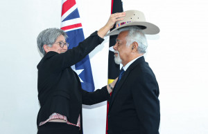  Primeiru Ministru simu vizita Ministra Australia nian Penny Wong