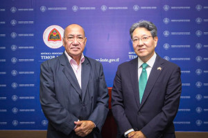  Ministro Agio e embaixador do Japão discutem sobre cooperação bilateral