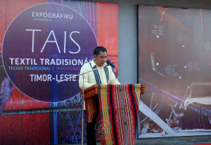  Lansamentu ba Espozisaun Permanente “Tais Timor” promove Identidade Kulturál Nasionál