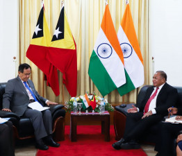  Minister of State for External Affairs of India Visits Timor Leste to Discuss Bilateral Cooperation and Opening of the Indian Embassy