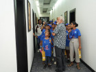 Grupo de crianças de áreas remotas visitam Palácio do Governo