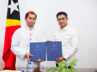 Governu asina akordu subvensaun anuál ho Konferénsia Episkopál Timorense