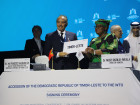 Timor-Leste assina protocolo de adesão à Organização Mundial do Comércio