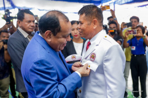  Ministru Administrasaun Estatál fó pose ba Gregório Saldanha nu’udar Prezidente Autoridade foun ba Munisípiu Dili