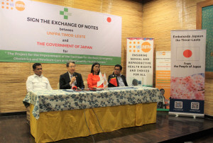  Ministry of Health, UNFPA and the Government of Japan join forces to improve maternal and new born healthcare facilities