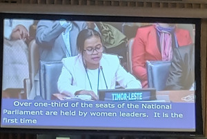 432544037 727401726241576 3027569167043790281 n 300x202 Secretária de Estado da Igualdade destaca avanços de Timor Leste na 68.ª Sessão da Comissão sobre o Estatuto da Mulher