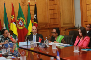  Minister Verónica das Dores attends the CPLP Labour and Social Affairs Ministers Meeting