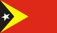 Bandeira da República Democrática de Timor-Leste