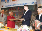 Governu asina akordu ba konstrusaun Portu Tibar no entrega sertifikadu lisensa ambientál nian