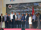 Cerimónia de lançamento da construção do Porto de Tibar