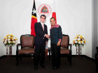 Ministru Negósius Estranjeirus Japaun nian vizita Timor-Leste