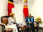 Sekretária Estadu Negósius Estranjeirus no Kooperasaun Portugal nian vizita Timor-Leste