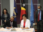 Governo assina acordos com o ADB e com o PNUD para programa de segurança alimentar 