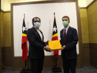 Ministro da Presidência do Conselho de Ministros reuniu com o Embaixador da China em Timor-Leste