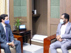 Minister of the Presidency of the Council of Ministers meets for the first time with the new Ambassador of Brazil