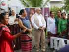 Secretária de Estado da Igualdade participa na inauguração da loja da associação de tecedeiras de Tais 