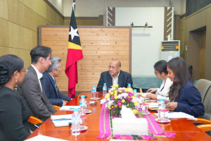  Ministro Agio Pereira reúne se com delegação da petrolífera INPEX