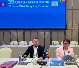  Timor Leste Participa no 39.º Fórum ASEAN Japão em Banguecoque