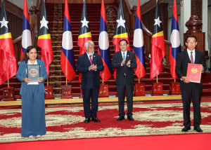 462316926 407281012428233 950736950302210206 n 300x214 Timor Leste and Laos Sign Partnership on Diplomatic Cooperation and Visa Waiver