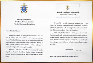 464819926 422129270943407 9007282266943520287 n 300x202 Pope Francis Thanks Prime Minister Kay Rala Xanana Gusmão for Apostolic Visit to Timor Leste