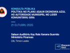 Governo realiza consulta pública com as autoridades locais sobre a Política e Plano de Ação da Economia Azul 2025–2035