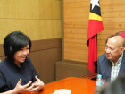 ver mais: O Ministro Agio Pereira reuniu-se com o Embaixador de Singapura em Timor-Leste, Teo Lay Cheng O Ministro Agio Pereira reuniu-se com o Embaixador de Singapura em Timor-Leste, Teo Lay Cheng